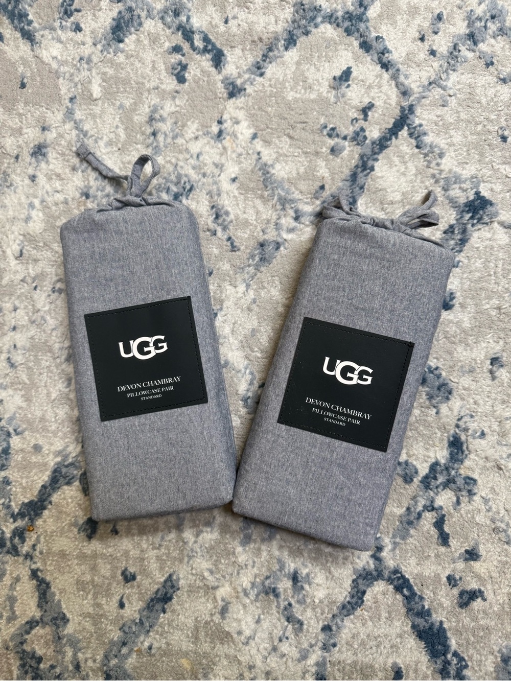 NWT UGG Devon Chambray Standard Pillowcase